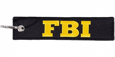 Тканевый брелок FBI BMV 071 с вышивкой